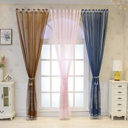 Tende Decorative In Tulle Ricamate Con Piante Per La Camera Da Letto