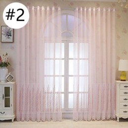 Tende Decorative In Tulle Ricamate Con Piante Per La Camera Da Letto