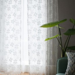 Tende In Tulle Floreale,...