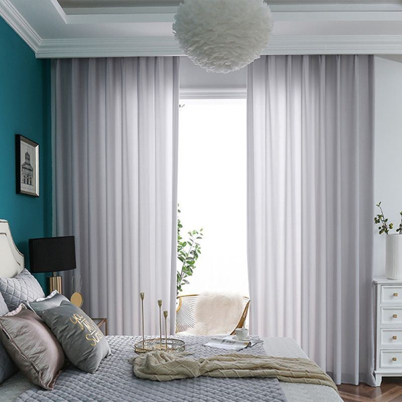 Lussuose Tende Trasparenti In Tulle Tinta Unita Per Soggiorno E Camera Da Letto