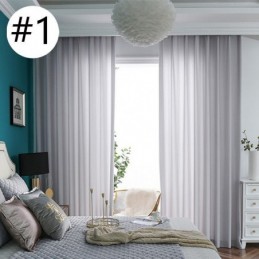Lussuose Tende Trasparenti In Tulle Tinta Unita Per Soggiorno E Camera Da Letto