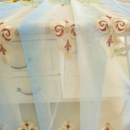 Tende Ricamate Europee Per Finestre In Tulle Per Soggiorno, Camera Da Letto, Villa