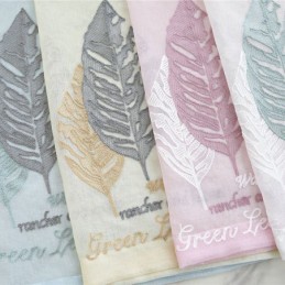 Tende Decorative In Tulle Ricamate A Forma Di Foglia Per La Camera Da Letto