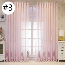 Tende Decorative In Tulle Ricamate A Forma Di Foglia Per La Camera Da Letto