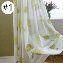 Elegante Tenda A Pannello In Voile Di Loto Su Misura Per Soggiorno E Camera Da Letto