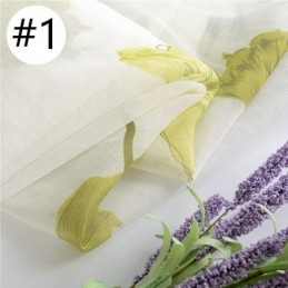 Elegante Tenda A Pannello In Voile Di Loto Su Misura Per Soggiorno E Camera Da Letto