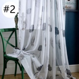 Elegante Tenda A Pannello In Voile Di Loto Su Misura Per Soggiorno E Camera Da Letto