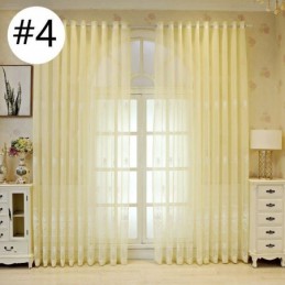 Tenda Europea Su Misura, Tenda Trasparente Ricamata Per Finestra, Per Soggiorno, Camera Da Letto