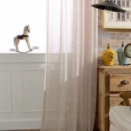 Tende Trasparenti Stampate A Cerchio Per Soggiorno E Camera Da Letto