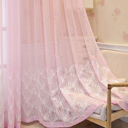 Tenda Di Lusso Con Ventaglio Trasparente Ricamato In Tulle Di Alta Qualità, Realizzata Su Misura