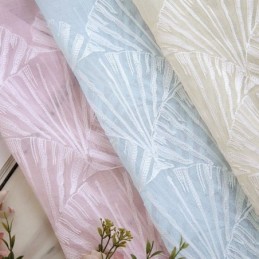 Tenda Di Lusso Con Ventaglio Trasparente Ricamato In Tulle Di Alta Qualità, Realizzata Su Misura