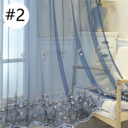 Tende Decorative In Tulle Ricamate Per Il Soggiorno