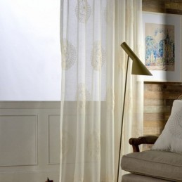 Tende Trasparenti In Tulle Ricamate A Fiori Per Soggiorno E Camera Da Letto