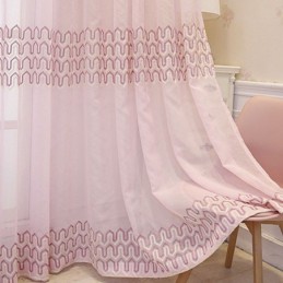 Tenda A Zanzariera Ricamata Di Lusso Per Soggiorno E Sala Da Pranzo, Realizzata Su Misura