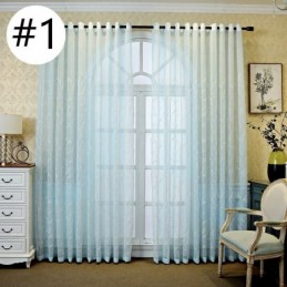 Tende Decorative In Tulle Ricamate Con Piante Per La Camera Da Letto