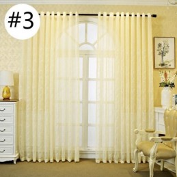 Tende Decorative In Tulle Ricamate Con Piante Per La Camera Da Letto