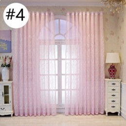 Tende Decorative In Tulle Ricamate Con Piante Per La Camera Da Letto