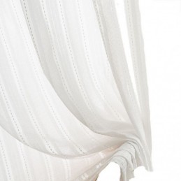 Tende Moderne In Voile Ricamate, Tende In Tulle A Righe, Tende Su Misura Per Soggiorno