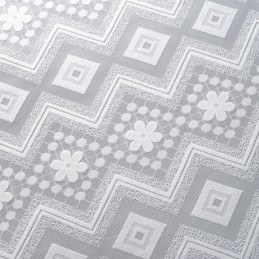 Tende Trasparenti Bianche A Forma Di Diamante Per Soggiorno E Camera Da Letto
