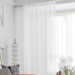 Tenda Moderna Con Motivo Floreale, Su Misura, In Tulle, Per Soggiorno, Camera Da Letto
