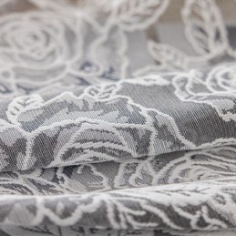 Tenda Moderna Con Motivo Floreale, Su Misura, In Tulle, Per Soggiorno, Camera Da Letto