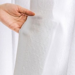 Pannelli Per Finestre Plissettati E Increspati Con Tende Trasparenti Bianche