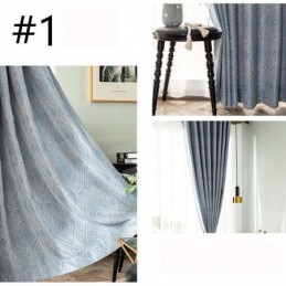 Tenda Geometrica Di Lusso Su Misura, Tenda Jacquard Oscurante Per Soggiorno E Camera Da Letto