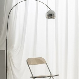 Tenda Moderna In Tulle Bianco Su Misura, Con Piume Trasparenti Per Il Soggiorno