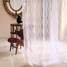 Tenda In Tulle Ricamato Su...