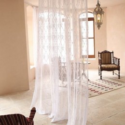 Tenda In Tulle Ricamato Su Misura, Tenda Europea Trasparente In Voile Per Soggiorno