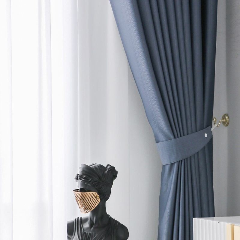 Nuove Tende Oscuranti In Seta E Cotone Di Design Di Lusso, Tinta Unita, Per Camera Da Letto