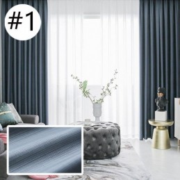Nuove Tende Oscuranti In Seta E Cotone Di Design Di Lusso, Tinta Unita, Per Camera Da Letto