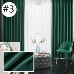 Nuove Tende Oscuranti In Seta E Cotone Di Design Di Lusso, Tinta Unita, Per Camera Da Letto