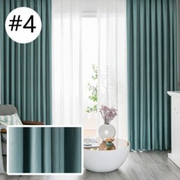 Nuove Tende Oscuranti In Seta E Cotone Di Design Di Lusso, Tinta Unita, Per Camera Da Letto