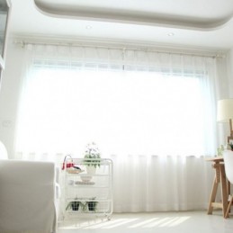Tende Moderne In Voile Ricamate, Tende In Tulle Nordico Su Misura Per Il Soggiorno