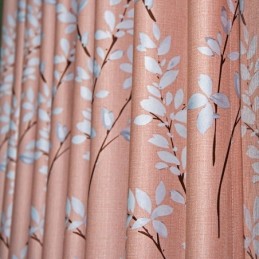 Tenda Oscurante Su Misura, Stile Americano, Stampa Vegetale
