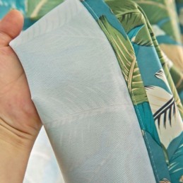 Tende In Cotone E Lino In Stile Americano Con Stampa A Foglia Di Banana