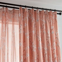 Tenda Su Misura Tenda Stile Americano Stampata Con Piante Semi Oscurante