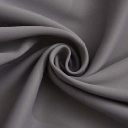 Tenda Oscurante Moderna Grigia Su Misura, Tinta Unita, Imitazione Seta, Tessuto Per Soggiorno E Camera Da Letto