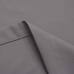 Tenda Oscurante Moderna Grigia Su Misura, Tinta Unita, Imitazione Seta, Tessuto Per Soggiorno E Camera Da Letto