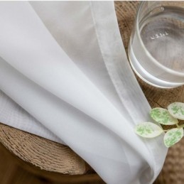 Tenda Trasparente In Chiffon Bianco Su Misura, Moderna E Traspirante, Per Soggiorno, Camera Da Letto, Cameretta Dei Bambini.