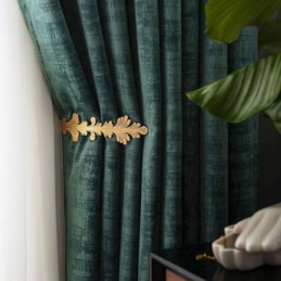 Tenda Oscurante Velvet Max Su Misura, Colore Verde Malachite, Per Camera Da Letto