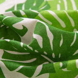 Tenda Con Stampa A Foglia Di Banana, Su Misura, In Stile Nordico, Per Soggiorno, Camera Da Letto, Studio, Tessuto Semi-Oscurante