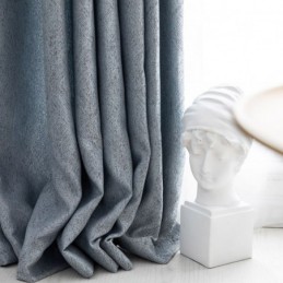 Elegante Tenda Oscurante Su Misura, Tinta Unita, Per Camera Da Letto E Ufficio