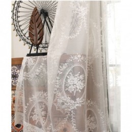 Tenda Trasparente In Stile Europeo Su Misura, Pannello Per Tenda In Pizzo, Rosa E Specchio, Voile, Balcone, Finestra A Bovindo.