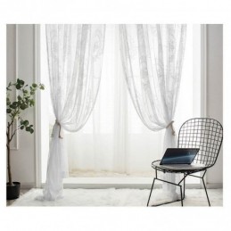 Tenda Trasparente In Stile Europeo Su Misura, Pannello Per Tenda In Pizzo, Rosa E Specchio, Voile, Balcone, Finestra A Bovindo.