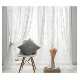 Tenda Trasparente In Stile Europeo Su Misura, Pannello Per Tenda In Pizzo, Rosa E Specchio, Voile, Balcone, Finestra A Bovindo.