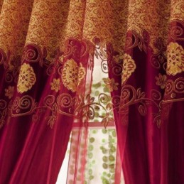Tenda Trasparente In Voile, Classica E Minimalista, Su Misura, In Jacquard Europeo, Per Soggiorno E Finestra.