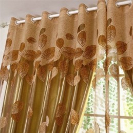 Tenda Moderna Trasparente Su Misura, Tenda Minimalista In Jacquard Per Soggiorno