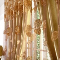 Tenda Moderna Trasparente Su Misura, Tenda Minimalista In Jacquard Per Soggiorno